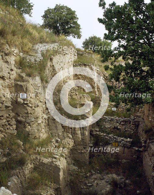 Troy I-IV stratum, Troy, Turkey Bronze Age, 3rd millennium BC (2000). Creator: Unknown.