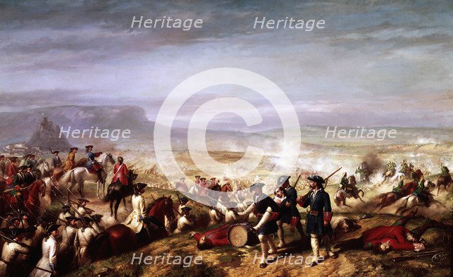 Battle of Almansa, fought during the war of succession between the troops of Philip V and the Arc…