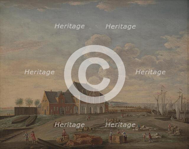 The Custom House of Copenhagen, 1754. Creator: Giovanni Antonio Cesari.