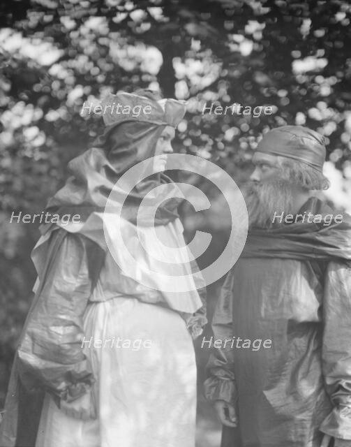 Theatrical performance at Dongan Hall, 1921 May 27. Creator: Arnold Genthe.