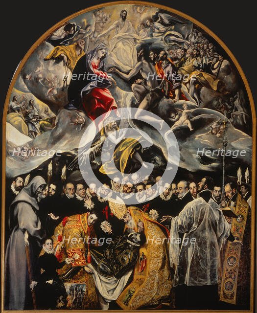 The Burial of the Count of Orgaz, 1586. Creator: El Greco, Dominico (1541-1614).