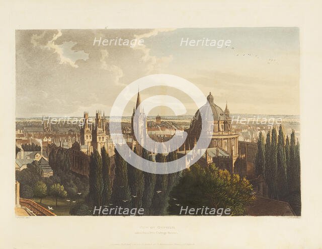 View of Oxford, 1814. Creator: Westall, William (1781-1850).