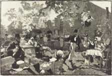 Le Cabaret du Coq de Bruyère au Bois de Meudon, 1888. Creator: Auguste Lepere.