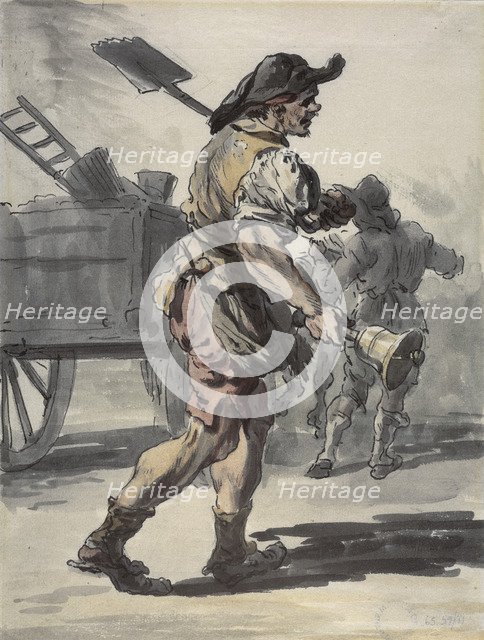 A London coalman, 1759. Artist: Paul Sandby