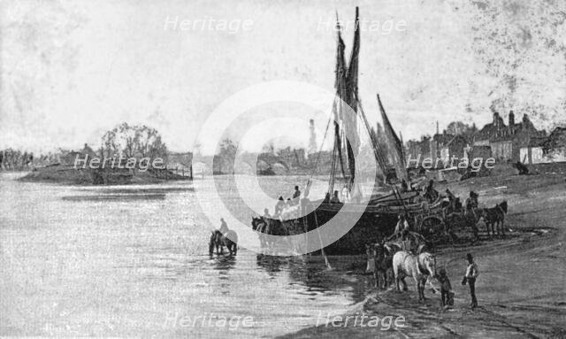 ''The River Bank", after CW Wyllie', 1890. Creator: Unknown.