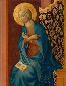 The Virgin Annunciate, c. 1430. Creator: Masolino da Panicale.