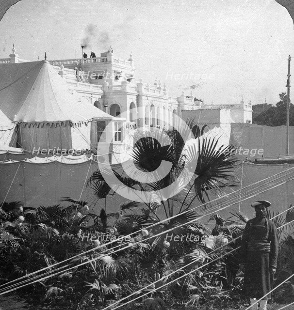 The King-Emperor's camp. Delhi, India, 1912.Artist: HD Girdwood