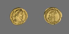 Solidus (Coin) Portraying Emperor Julian II, 361 (Summer)-363 (26 June). Creator: Unknown.