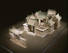 Funerary Sculpture of a Double-Courtyard Residential Compound, between c.1450 and c.1550. Creator: Unknown.