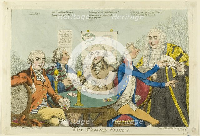 The Family Party, published February 20, 1801. Creator: Charles Williams.