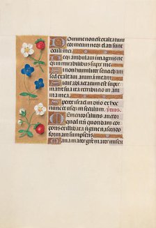 Hours of Queen Isabella the Catholic, Queen of Spain: Fol. 156v, c. 1500. Creator: Master of the First Prayerbook of Maximillian (Flemish, c. 1444-1519); Associates, and.