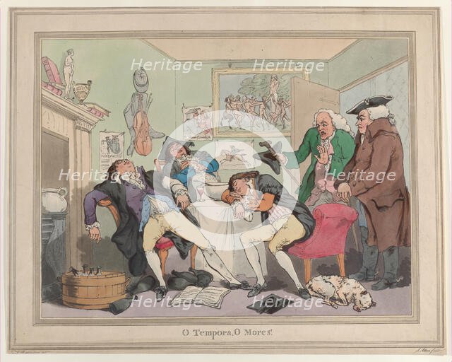 O Tempora, O Mores!, December 1799. Creator: Samuel Alken.