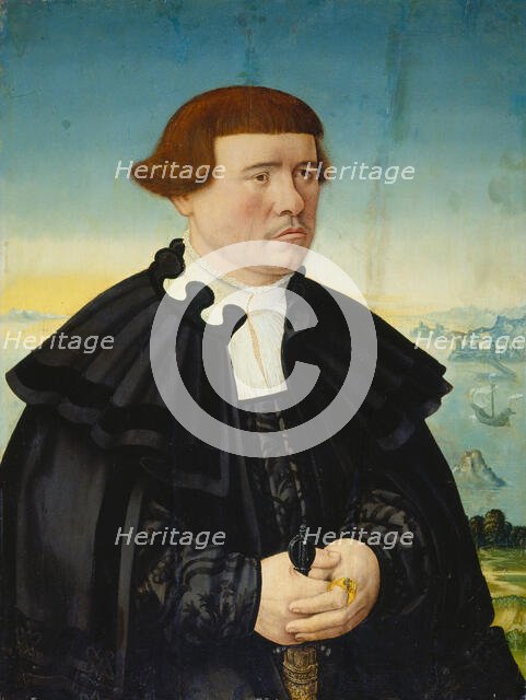 Portrait of a Man from the Stralenberg Family (?), c1545. Creator: Conrad Faber von Creuznach.