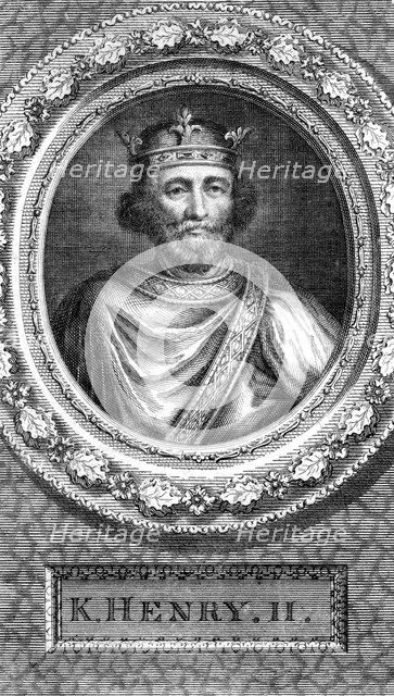 Henry II, King of England.Artist: George Vertue