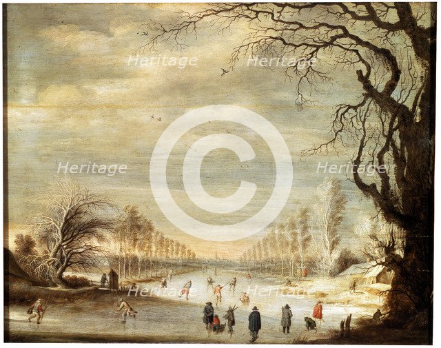 'Winter Landscape', 17th century.  Artist: Gysbrecht Leytens