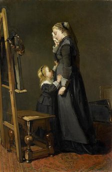 The Widow of a Painter, 1870. Creator: Kate Bisschop-Swift.