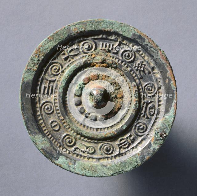 Mirror with Concentric Circles, late 3rd Century BC - early 1st Century. Creator: Unknown.