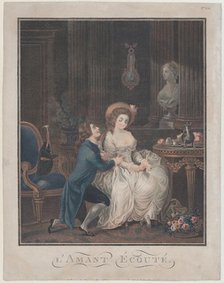 The Lover Heard, ca. 1785. Creator: Louis Marin Bonnet.