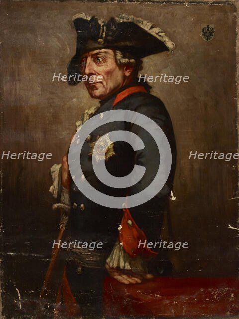Portrait of Frederick the Great (1712-1786), second half of 19th century. Creator: Unknown.