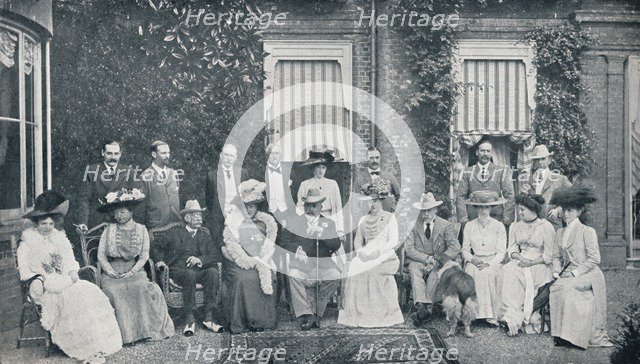 The Royal house party at The Grove, Watford, Lord Clarendon's residence, in July, 1909 (1911). Creator: Frederick Downer & Sons.