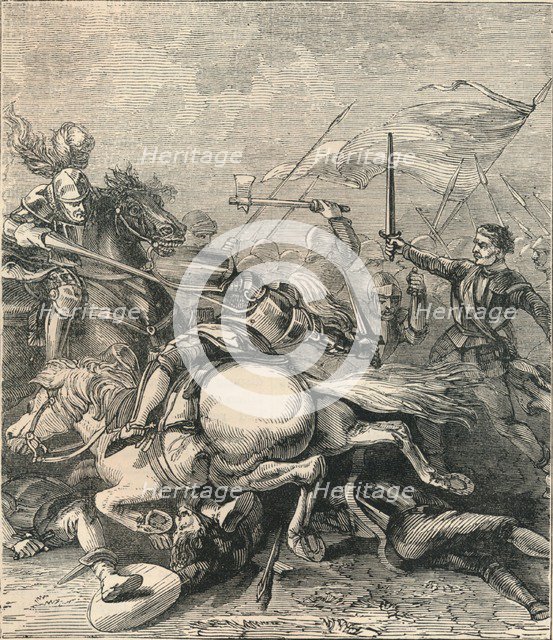 Battle of Flodden, (1513), c1910. Artist: Unknown