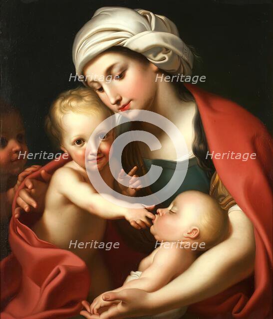 Caritas with three children, c1790. Creator: Antonio Cavalucci.