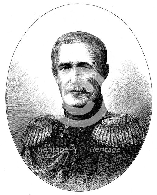 Prince Aleksandr Sergeyevich Menshikov (1787-1867), Russian military commander. Artist: Unknown