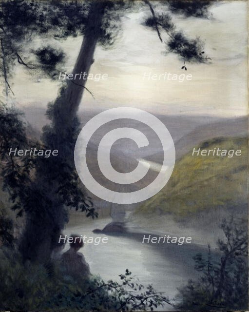 Contemplation, c.1910. Creator: Maurice Chabas.