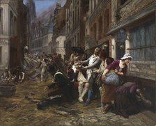 Episode of the Siege of Lille, 1792, 1891. Creator: Gaston Theodore Melingue.