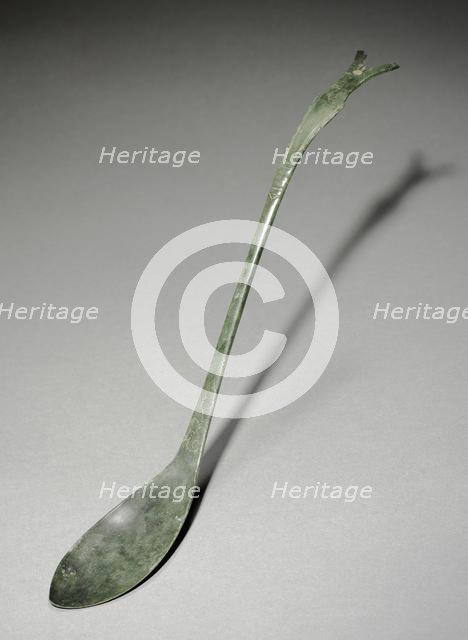 Spoon with Fish-Tail Design, 918-1392. Creator: Unknown.