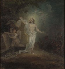 Resurrection of Christ, altarpiece sketch. Creator: Robert Wilhelm Ekman.