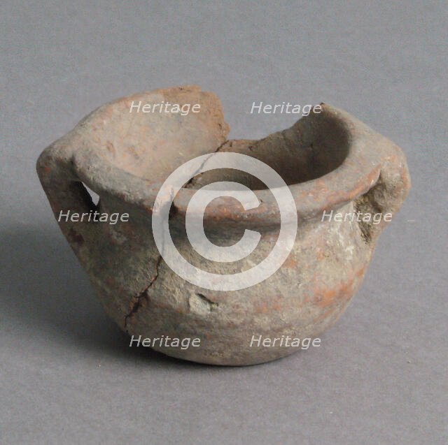 Two Handled Pot, Coptic, 4th-7th century. Creator: Unknown.