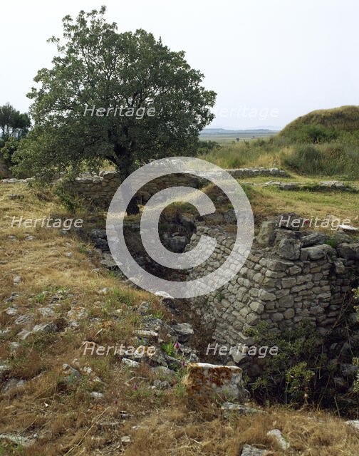 Troy I stratum, Troy, Turkey, Bronze Age, 3000-2600 BC (2000). Creator: Unknown.