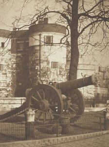 An old warrior, Tower grounds. From the album: Photograph album - London, 1920s. Creator: Harry Moult.