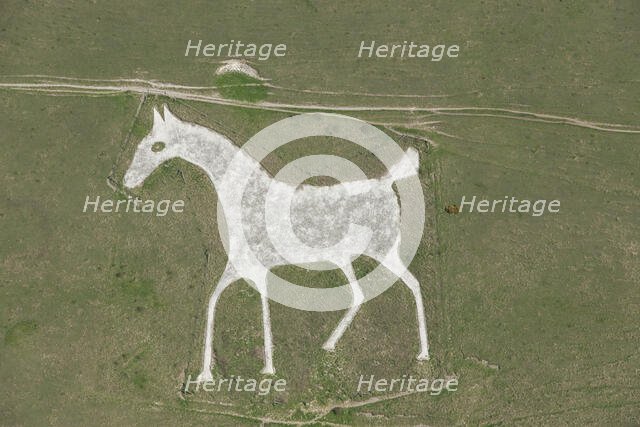 Alton Barnes White Horse hill figure, Wiltshire, 2015. Creator: Historic England.
