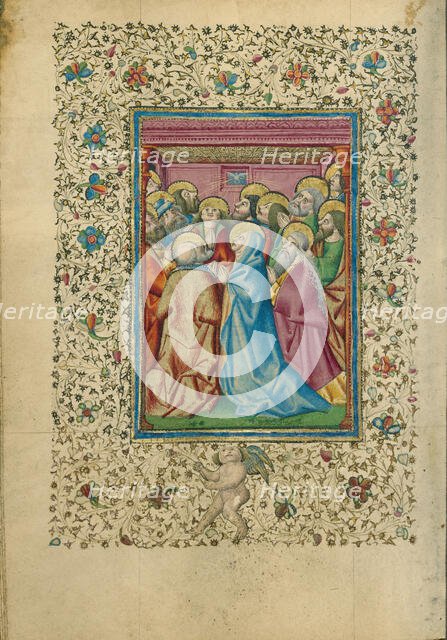 Pentecost; Book of Hours, about 1460. Creator: Unknown.