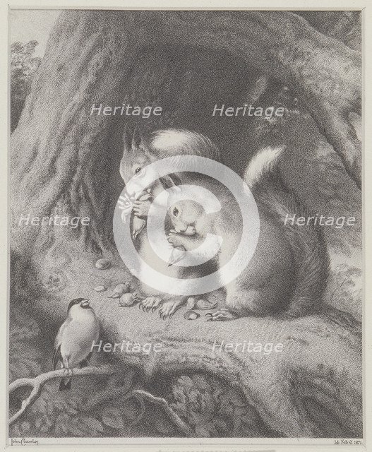 Piper and a Pair of Nutcrackers. 1871. Artist: John Chumley