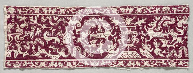 Embroidered Band, 1500s - 1600s. Creator: Unknown.