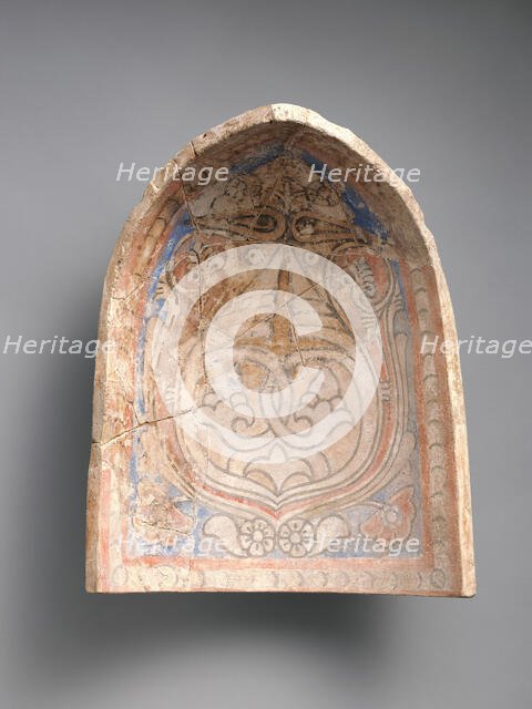 Element from a Stalactite Squinch (Muqarnas), Iran, 10th century. Creator: Unknown.