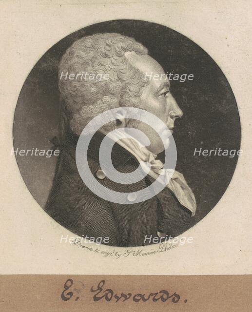 Edward Edwards, 1799. Creator: Charles Balthazar Julien Févret de Saint-Mémin.