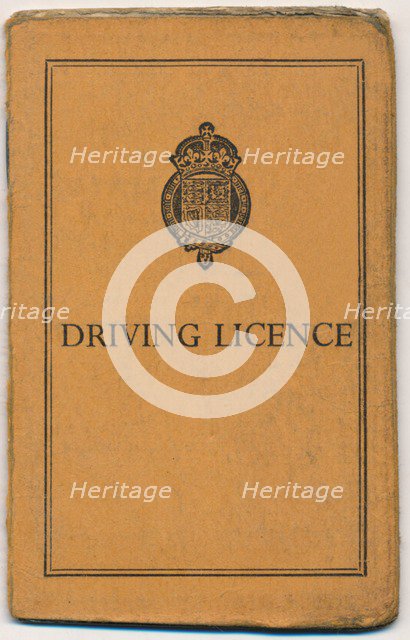 'Driving Licence', 1950. Artist: Unknown.