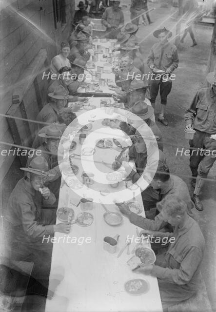 Mess, Fort Totten, between c1915 and c1920. Creator: Bain News Service.