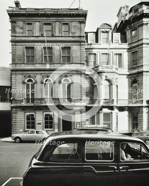 11 Hamilton Place, Westminster LB, London: front elevation, 1976. Creator: Unknown.