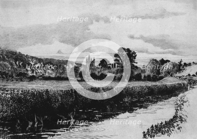 Amersham and the River Misbourne, 1904.  Artist: William Monk.