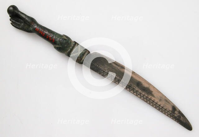 Knife with a Hand Holding an Orb, Late Roman, probably 3rd century. Creator: Unknown.