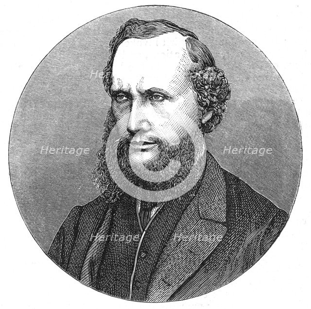 Lord Kelvin, Scottish mathematician and physicist, 1876 Artist: Unknown