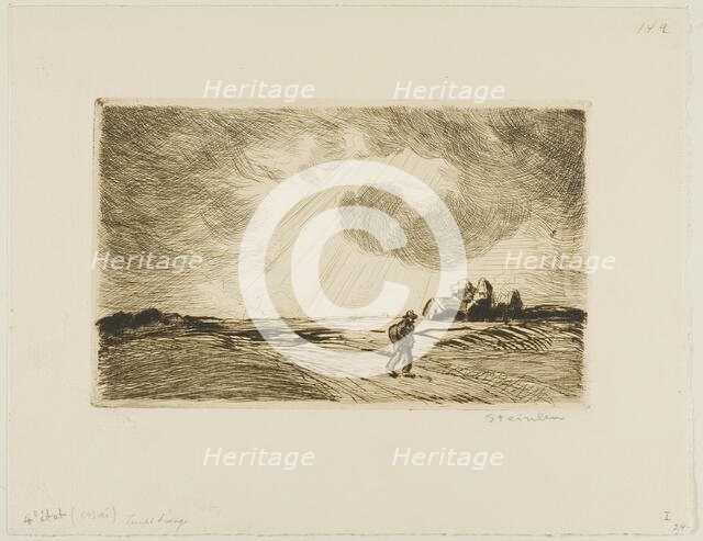 Stormy Weather, n.d. Creator: Theophile Alexandre Steinlen.