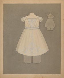 Child's Dress, c. 1937. Creator: Gertrude Lemberg.