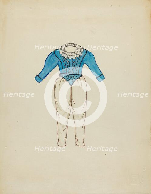 Boy's Suit, 1935/1942. Creator: Dorothy Gernon.