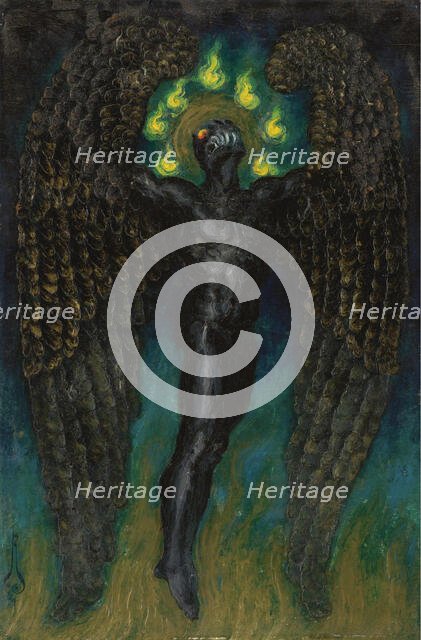 The Rebel Angel, 1924. Creator: Nikolay Kalmakov.